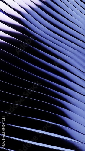 Close-up of smooth, wavy lines in shades of purple and black Wavy Lines Purple Black Smooth Design Artistic Flowing. Concept featuring wavy lines, purple, black, smooth, design for professional mot...