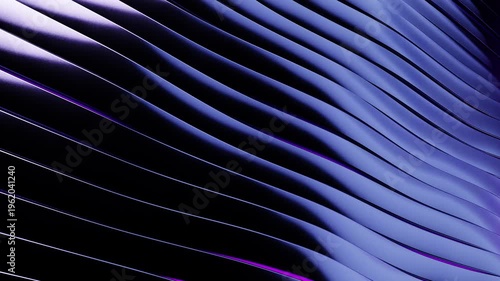 Flowing abstract lines create a dynamic visual in purple and black Wavy Lines Purple Black Flowing Dynamic Design Art. Concept featuring wavy lines, purple, black, flowing, dynamic for professional...