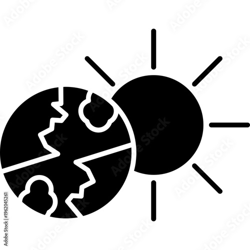 Solar Eclipse Icon