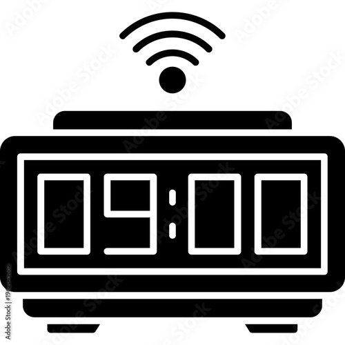 Smart Alarm Clock Icon
