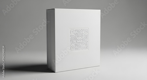 white plain book cover with embossed pattern and minimal style for presentation