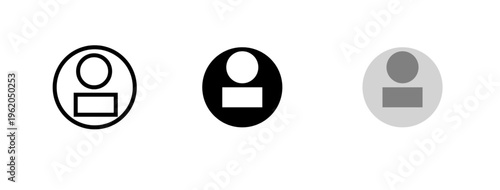 user profile icon set