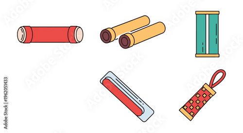 Door Draft Stopper Line art minimal clean illustration vector