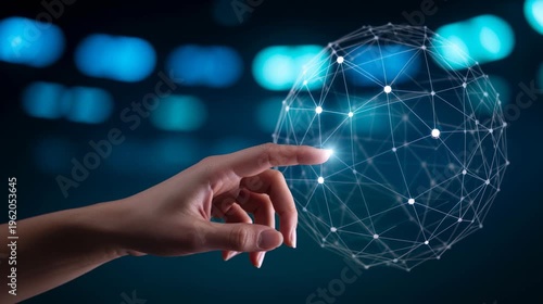 Human hand controlling smart connectivity system 