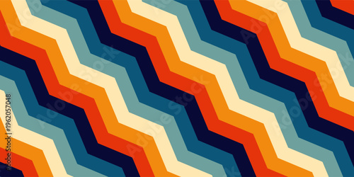 70's year themes color grid repeat pattern, replete image design for fabric pattern or wallpaper