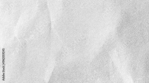Gray Crumpled Paper Halftone Texture Loop.Animated creased paper background with a subtle minimalist halftone dot pattern.