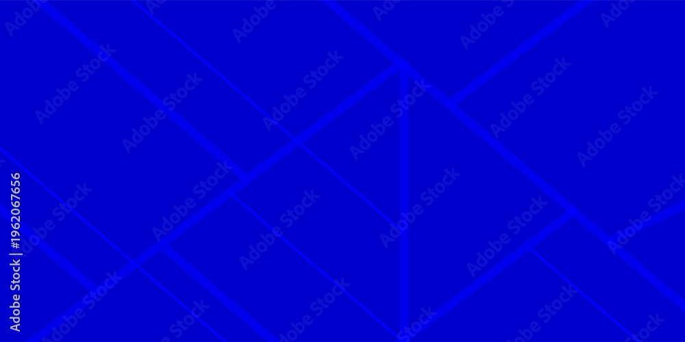 Fototapeta premium Abstract Blue Geometric Lines Background with Modern Minimalist Tech Design