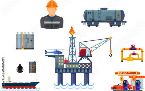 Oil industry Concept