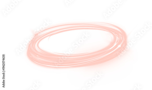 Red neon ring glowing with intense brightness and smooth light diffusion. Clean circular structure adds clarity and balance. Ideal for overlays and futuristic visual compositions.