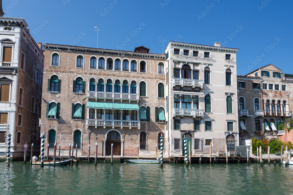 Fototapeta premium Venice architecture details from water