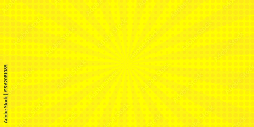 Obraz premium Radial motion lines forming a dramatic burst. Vector sunray stripe background. Light sunburst glowing background. Retro comic gradient background texture overlay. Vector illustration pattern beam rays