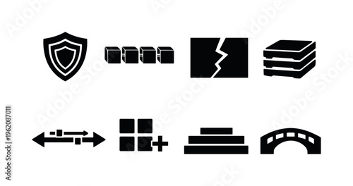 Continual learning systems: knowledge retention shield layers, task sequence timeline blocks, catastrophic forgetting crack line, replay buffer stack trays, adaptive weight arrow