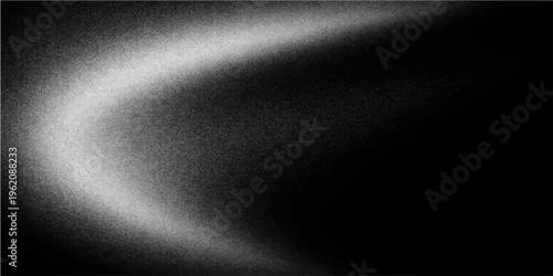 An elegant, minimalist abstract of a luminous arc against a stark backdrop, suggesting movement and depth. A study in contrasts and light play.