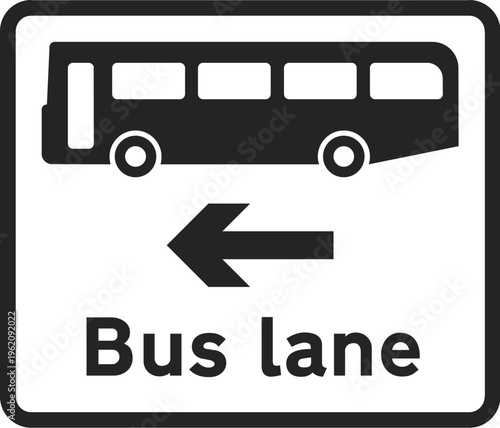 A red vintage London bus icon vector illustration isolated on a white background as a retro city transport symbol for travel and tour automobile services