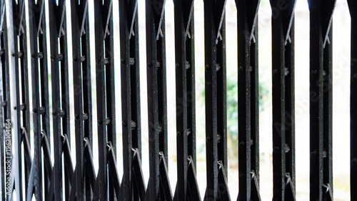 Collapsible iron grill bars for secured premise 1