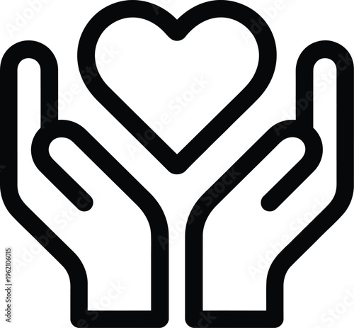 Black jagged heart shape solid color black heart jagged edges