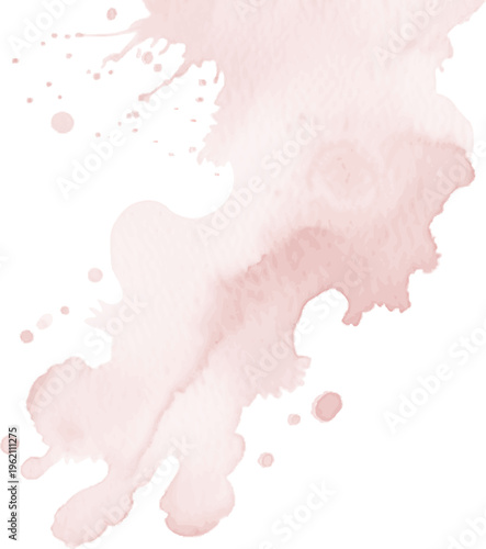 Red stain background, wine style spot, art wallpaper, elegant and original figure ink art