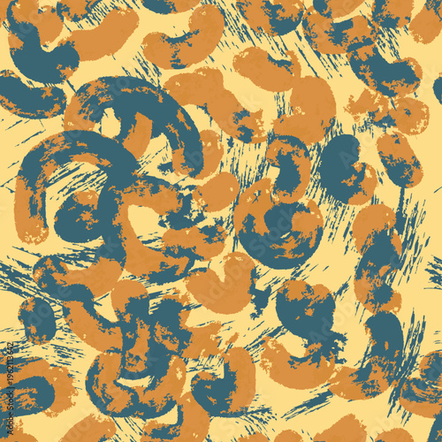 Photos Abstract brush art, vector leopard animal skin, surrealistic animal skin, hyper