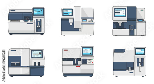Set of Automated Medical Laboratory Analyzers for Clinical Diagnostics and Biochemical Research