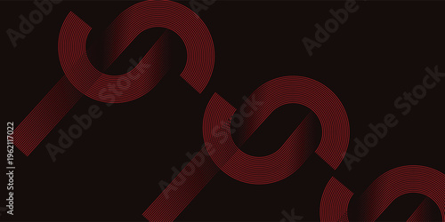 Futuristic concept dark red abstract gradient background with modern Red colour glowing geometric curve lines Dynamic shapes composition design background vector illustration. Luxury graphic- Degital.