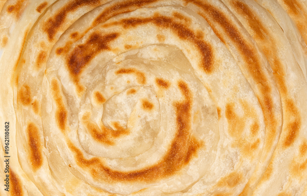 Fototapeta premium Kerala porotta known as paratha or parotta