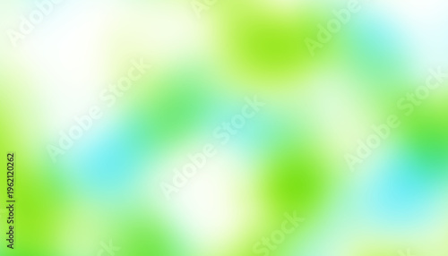 Summer sunny field bokeh. Fresh green blur transparent background