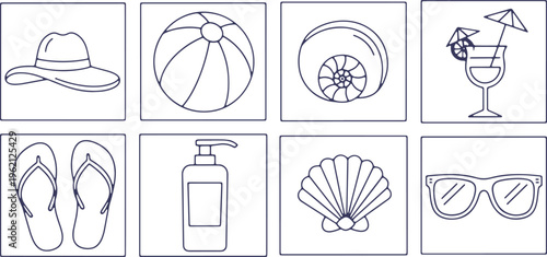 Essential items for a relaxing beach outing and sun protection