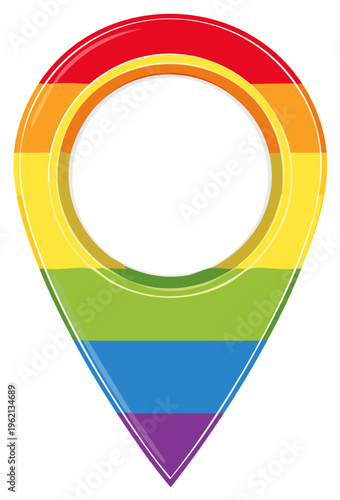 Rainbow Flag Pride Color Map Pointer Location Icon Vector Graphic Free Download Rainbow Flag Pride Color Map Pointer Location Icon Vector Graphic - GFXLoad