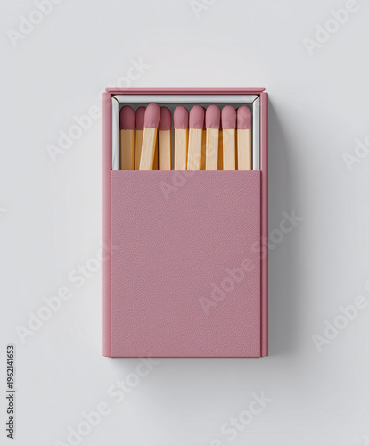 Box of matches pink matches 