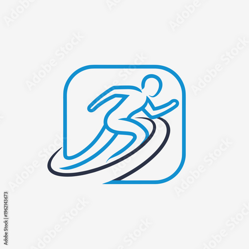 Minimalist track and field athletics icons, 17 sports elements vector set, thin line illustrations of running, high jump, and discus throw