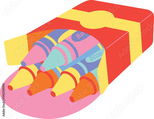 Mixed Color Crayon Mismatch April Fools Day Funny Art Prank