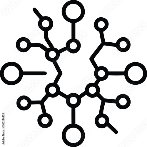 Deep learning network generating abstract creative concept vector illustration