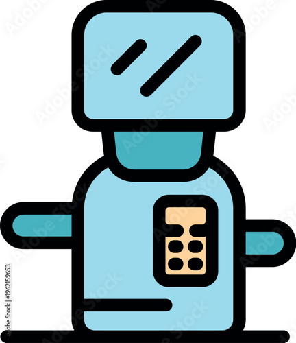 Contactless payment terminal accepting digital payments, ensuring quick and secure transactions