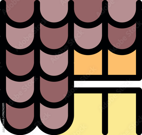 Roof tiles form a protective barrier, shielding the house from weather elements and ensuring safety and comfort