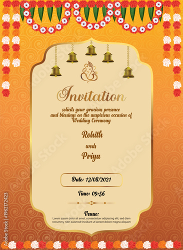 Vastu Shanti Invitation Card | Gruhapravesh | Marathi Calligraphy | Vastushanti means in English Housewarming