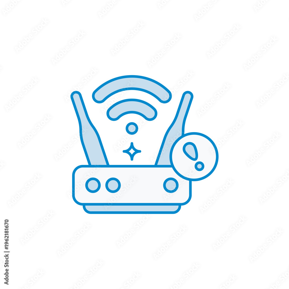 Fototapeta premium Wifi Error