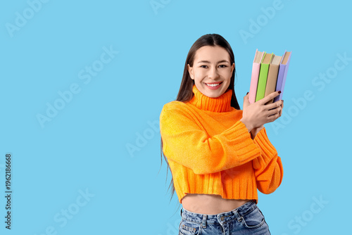 Beautiful young woman with ...