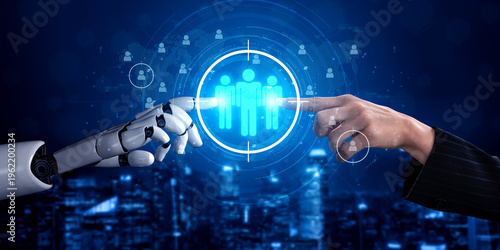Εκτύπωση καμβά AI identifies target audiences with smart segmentation and virtual assistants, enabling precise, personalized marketing strategies