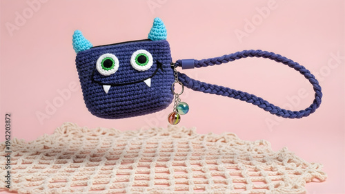 crochet tooth fairy pouch, knit pouch 