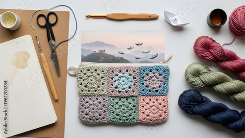 Crochet Amigurumi Tote Handmade | Romantic Aesthetic Bag | Unique Gift for Her | Statement Floral Knit | Cute Purse 