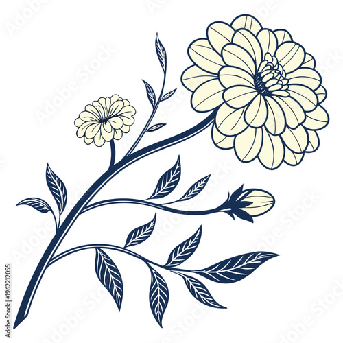 hand drawn floral background