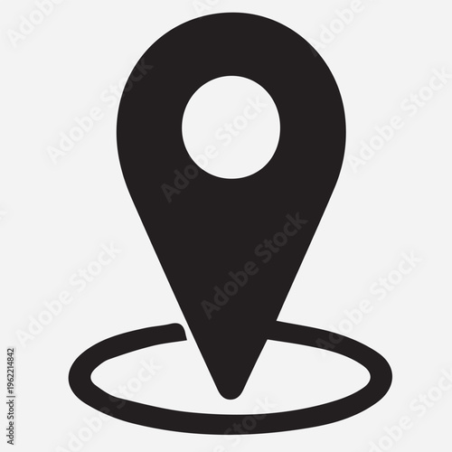 A 3d black and white yin yang symbol icon on a white background representing zen harmony, tao philosophy, and spiritual balance in Chinese culture