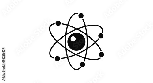 Scientific Discovery Line art simple colorful abstract vector