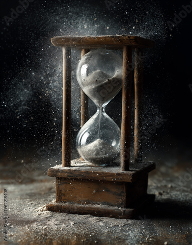 Clessidra. Tempo che scorre.