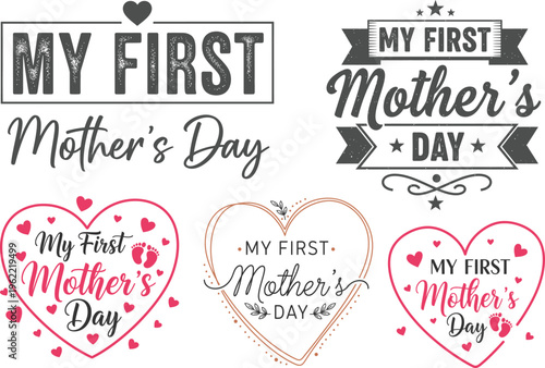 Celebrate mothers day with my first mother's day graphics and heartfelt messages
