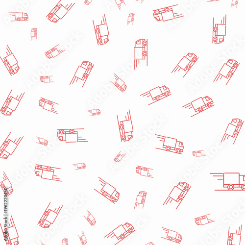 Delivery truck artful useful trendy stylish design vector Illustration gorgeous colorful background