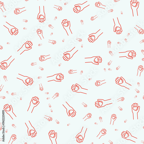 Hand showing heart artful useful trendy stylish design vector Illustration gorgeous colorful background