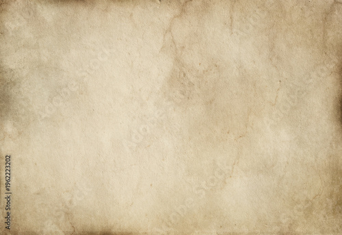 Old grunge stained paper texture or background.