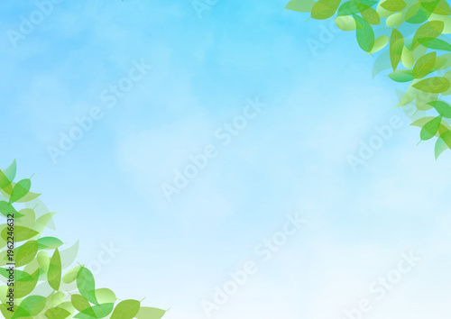 爽やかな初夏の背景