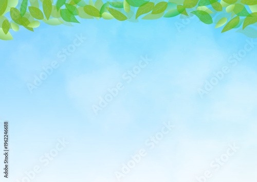 爽やかな初夏の背景